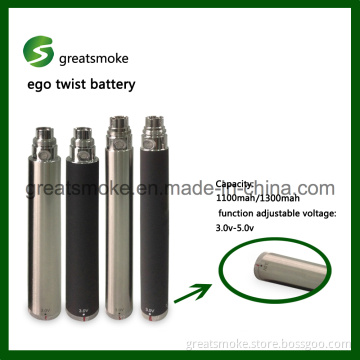 Wholesale 650/900/1100/1300mAh EGO Spinner Battery for Electronic Cigarette